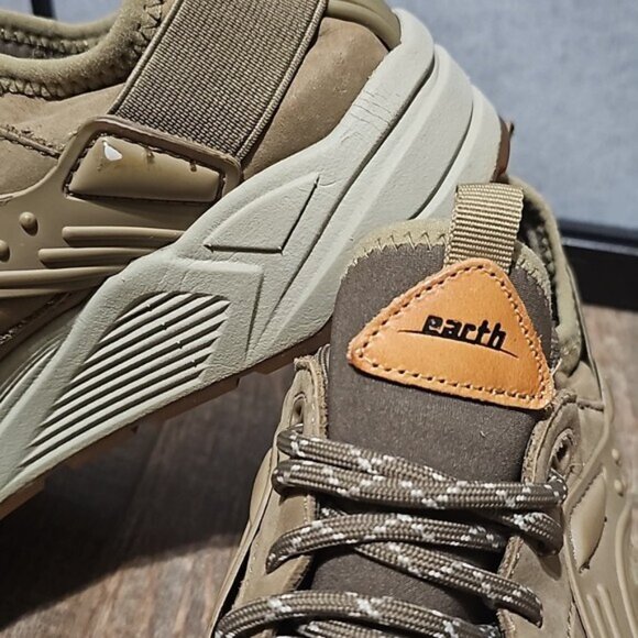 Earth Saunter Light Khaki Tan Shoes Size 9 - Picture 3 of 8